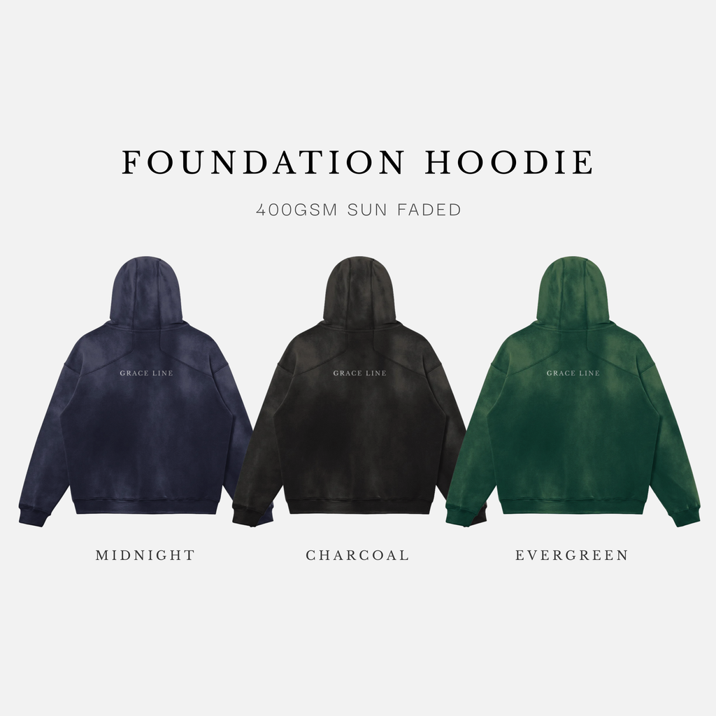 Foundation Hoodie — 400gsm Sun Faded
