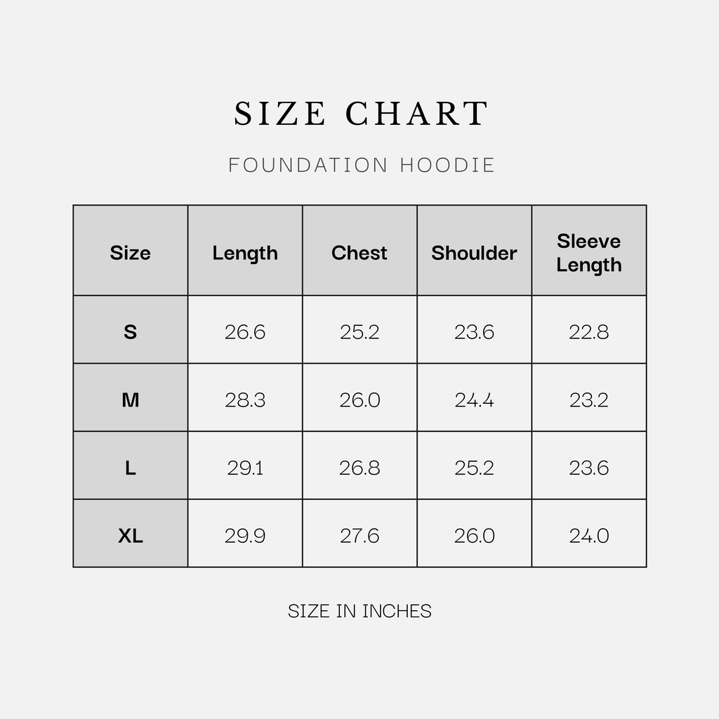 Foundation Hoodie — Super Heavyweight