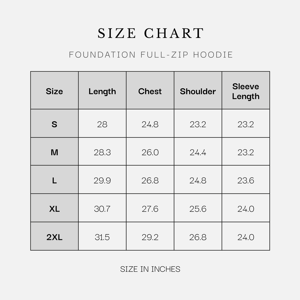 Foundation Full-Zip Hoodie — Sun Faded Distressed